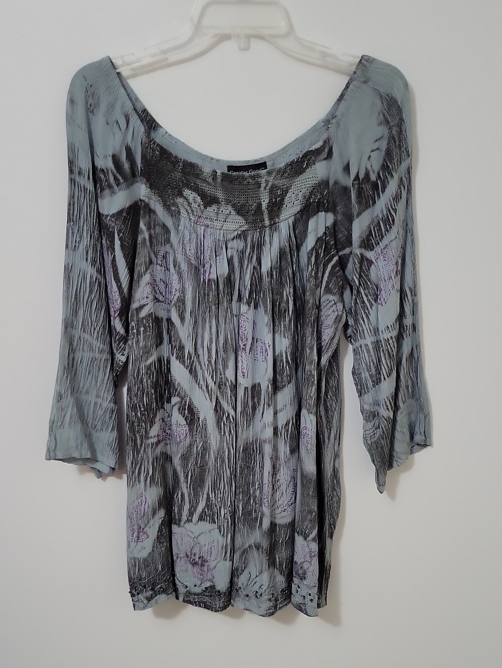 Greater Good Scoop Neck Women's Tunic, Size Small